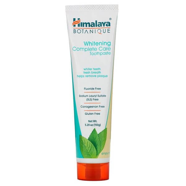 افضل معجون للاسنان معجون أسنان Himalaya Botanique مبيض للعناية الكاملة بالفم بالنعناع
